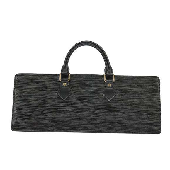 LOUIS VUITTON Epi Sac Triangle Hand Bag Black M52092 LV Auth 91033 - Picture 13 of 16